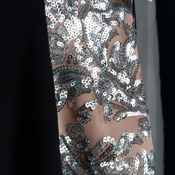 NWT R&M RICHARDS Embroidered Sequin Dress Size 6 - Picture 11 of 12